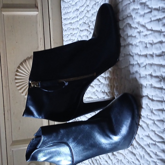 Ankle Boots (Botas) - Nine West - blk leather - Picture 2 of 5